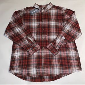 Wolverine Plaids Long Sleeve Button Up Shirts